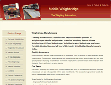 Tablet Screenshot of mobileweighbridge.com